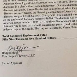 Platinum and Diamond Engagement Ring